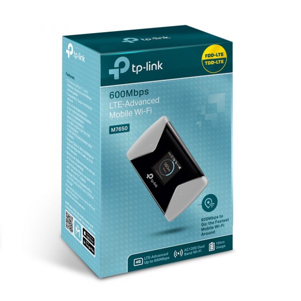 UniteComTP-Link M7650 Travel Router for Mobile Dual Band Wi-Fi 3