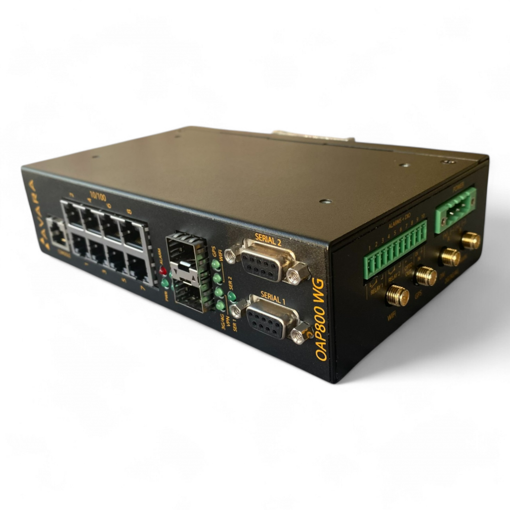 Avara OAP800-LTE-CR1 8 Port & Optical 4G Router – UniteCom